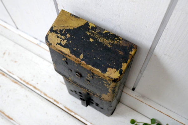 MAIL・ティン製・アンティーク・郵便受け・メールボックス・新聞受け付き・アメリカンビンテージ・US