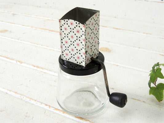 【ANDROCK】ヘーゼルアトラス・レトロ模様・50'sヴィンテージ・ナッツグラインダー USA