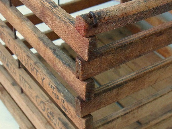 【ハンプティダンプティ】木製・アンティーク・エッグクレート/エッグケース/エッグキャリー　USA