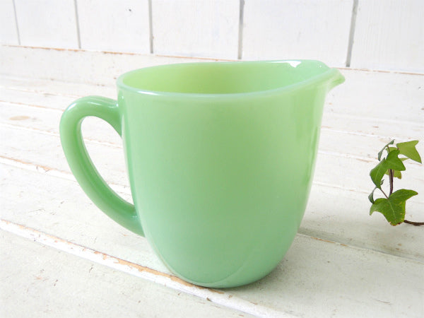 【ファイヤーキング】Fire King・50's・ジェダイ・ミルクピッチャー・クリーマー・20オンス