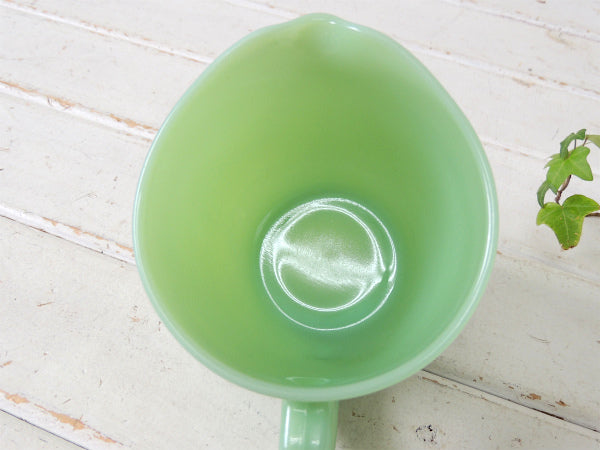 【ファイヤーキング】Fire King・50's・ジェダイ・ミルクピッチャー・クリーマー・20オンス