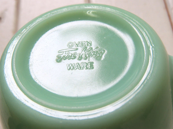 【ファイヤーキング】Fire King・50's・ジェダイ・ミルクピッチャー・クリーマー・20オンス