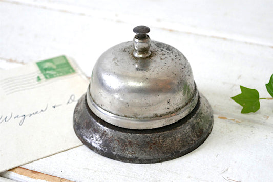 シルバートーン ヴィンテージ・呼び鈴・コールベル・卓上ベル・USA・メタル製・店舗レジ・シカゴ