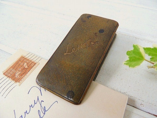 イギリス製 Letters ENGLAND オールド アンティーク クリップ ペーパークリップ