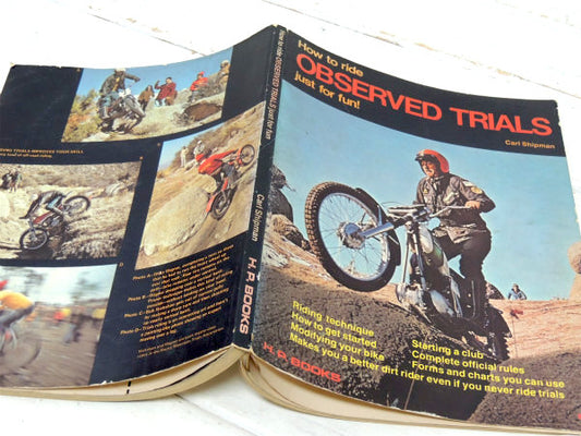 OBSERVED TRIALS 1973' トライアル アメリカ ヴィンテージ バイク マガジン雑誌 モトクロス オートバイ USA