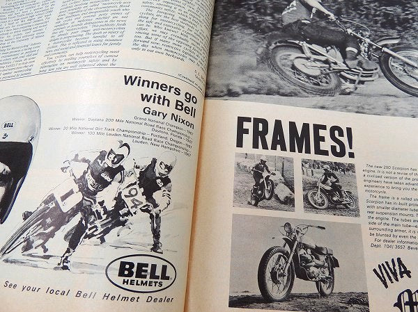 サイクルワールド 1968・トライアンフ アメリカンビンテージ オートバイ 雑誌 USA バイク