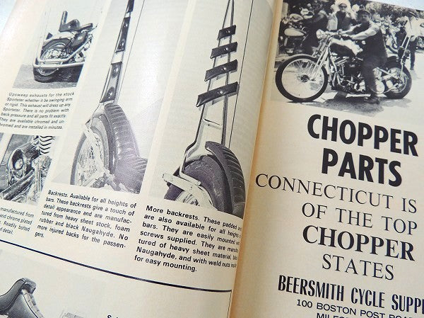 【1970/chopper:チョッパー/Sportster】ビンテージ・オートバイ雑誌・ハーレー