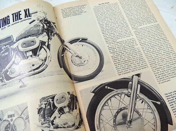 【1970/chopper:チョッパー/Sportster】ビンテージ・オートバイ雑誌・ハーレー