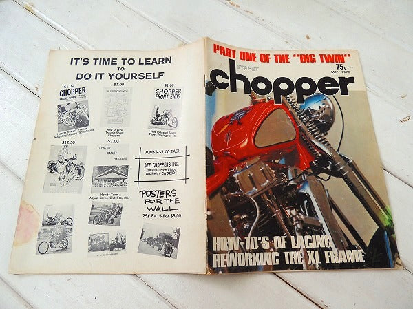 【1970/chopper:チョッパー/Sportster】ビンテージ・オートバイ雑誌・ハーレー