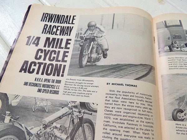 1970 chopper チョッパー BIG TWIN ビンテージ バイク雑誌・ハーレー・オートバイ
