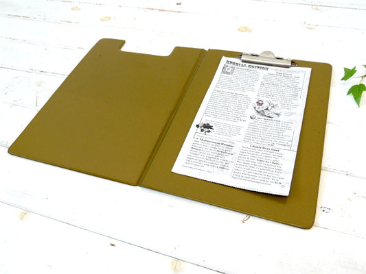 【NATIONAL】ヴィンテージ・書類入れ付き・クリップボード・バインダー・ステーショナリー