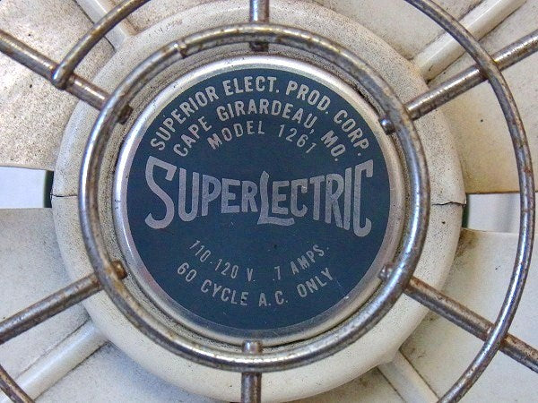 【SUPER　LECTRIC】ヴィンテージ・ファン/扇風機　USA