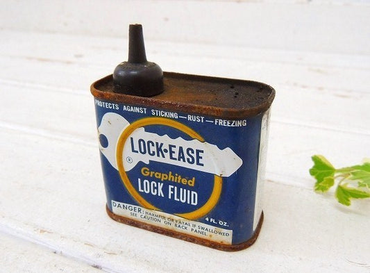 【LOCK EASE】鍵用・小さなヴィンテージ・オイル缶 USA