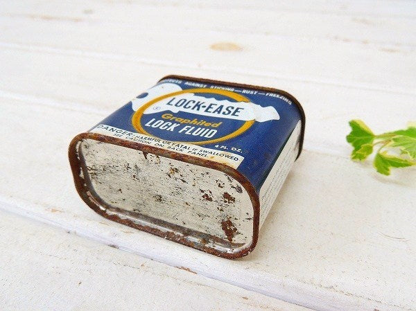 【LOCK EASE】鍵用・小さなヴィンテージ・オイル缶 USA