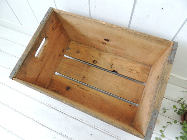 【MPA】カリフォルニア・ミルク会社・ヴィンテージ・ウッドボックス/木箱・アドバタイジング