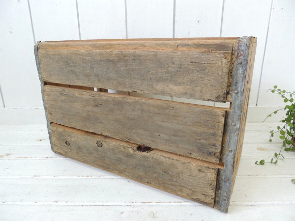 【MPA】カリフォルニア・ミルク会社・ヴィンテージ・ウッドボックス/木箱・アドバタイジング