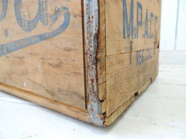 【MPA】カリフォルニア・ミルク会社・ヴィンテージ・ウッドボックス/木箱・アドバタイジング