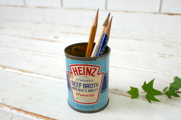 HEINZ ハインツ ベビーフード 水色 ヴィンテージ ティン缶 ブリキ缶 パッケージ USA