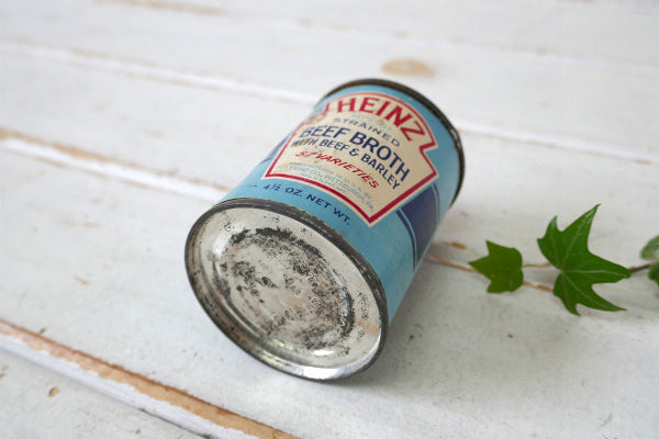 HEINZ ハインツ ベビーフード 水色 ヴィンテージ ティン缶 ブリキ缶 パッケージ USA