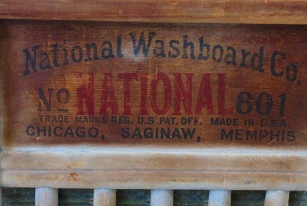 【ナショナル】ヴィンテージ・ウォッシュボード/洗濯板　USA