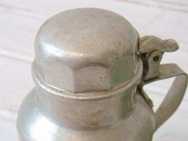 小さなアンティーク・アルミポット/水差し　USA