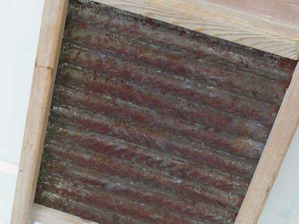 木製×ブリキ製・ヴィンテージ・ウォッシュボード/洗濯板　USA