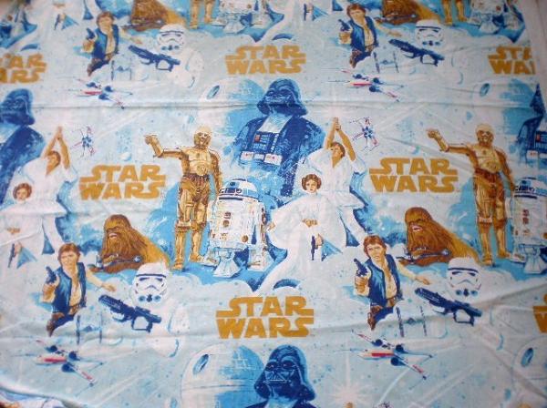 USA　スターウォーズ・ヴィンテージ・ユーズドシーツ/生地(フィット)