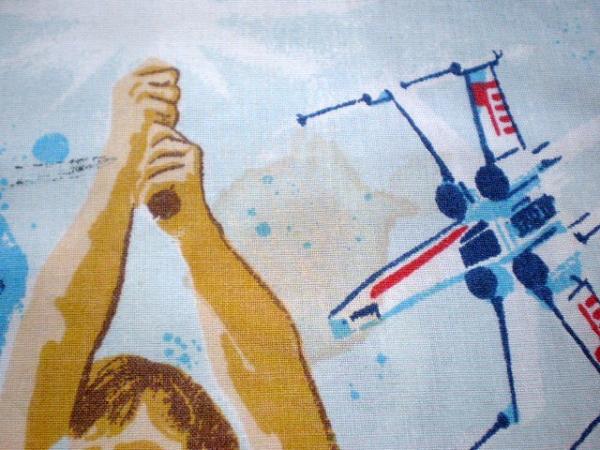 USA　スターウォーズ・ヴィンテージ・ユーズドシーツ/生地(フィット)