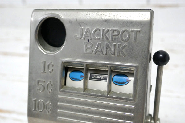 ラスベガス ジャックポット US スロットマシン ビンテージ コインバンク 貯金箱 おもちゃ
