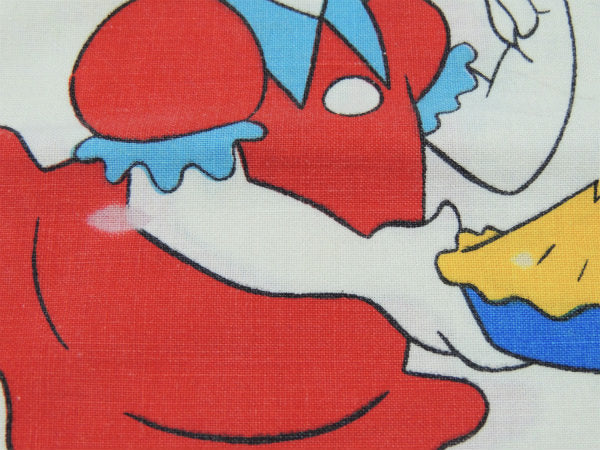 【ミッキー&フレンズ】ピクニック柄・ヴィンテージ・ピロケース/枕カバー USA