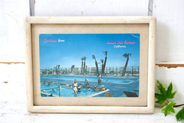 US デザートホットスプリングス カリフォルニア 美女 ビキニガール 写真 ビンテージ ポストカード