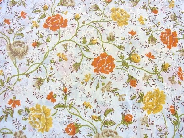 J.C.Penny・ジェージーペニー・花柄・ヴィンテージ・ピロケース/枕カバー　USA