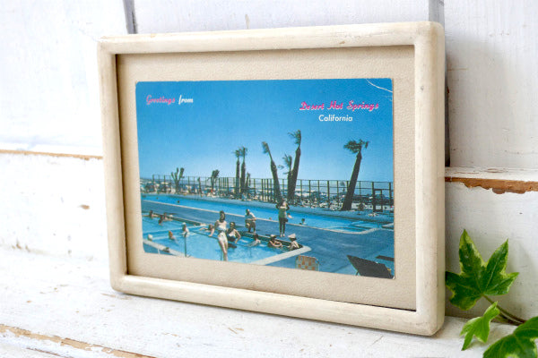 US デザートホットスプリングス カリフォルニア 美女 ビキニガール 写真 ビンテージ ポストカード