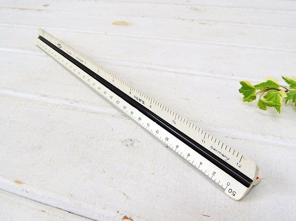 【ALVIN】アルバン・ドイツ製・ヴィンテージ・三角スケール/縮尺定規/製図用品