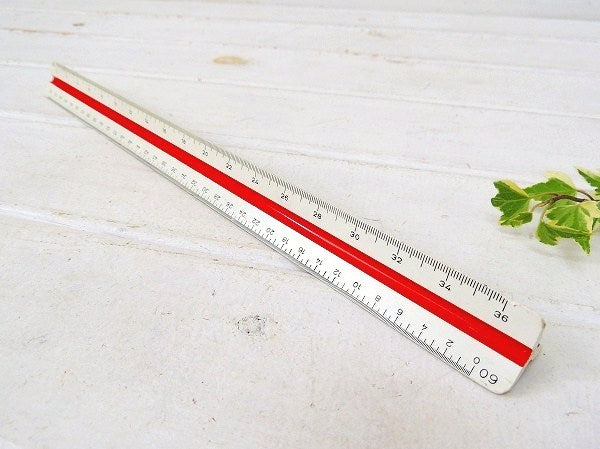 【ALVIN】アルバン・ドイツ製・ヴィンテージ・三角スケール/縮尺定規/製図用品