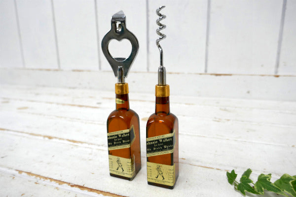ジョニーウォーカー スコッチウィスキー 70's ヴィンテージ ボトルオープナー&コルクスクリュー