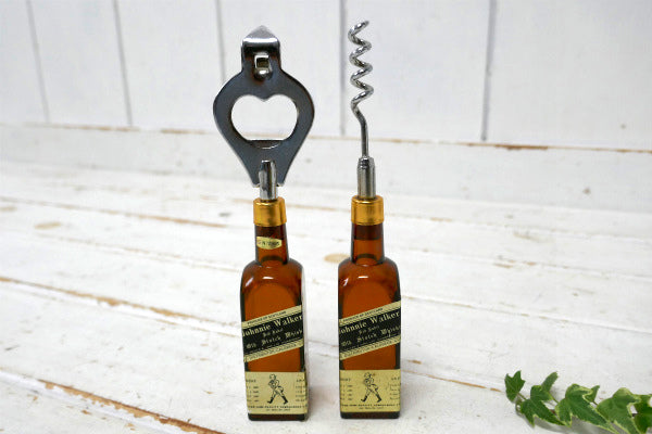 ジョニーウォーカー スコッチウィスキー 70's ヴィンテージ ボトルオープナー&コルクスクリュー