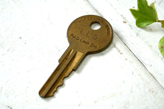 LL5・RAD Lock Inc・真鍮製・鍵・ヴィンテージ・key・キー・アメリカンビンテージ