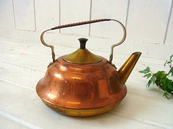 ホーランド・銅製・アンティーク・ケトル/ポット