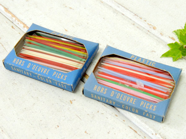 【Snack Master】デッドストック未使用・ヴィンテージ・型抜き&カラフル楊枝セット USA