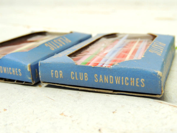 【Snack Master】デッドストック未使用・ヴィンテージ・型抜き&カラフル楊枝セット USA