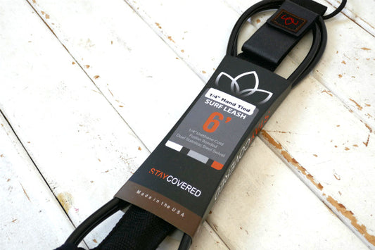 STAY COVERED ステイカバード USA 6'HandTied リーシュ サーフィン