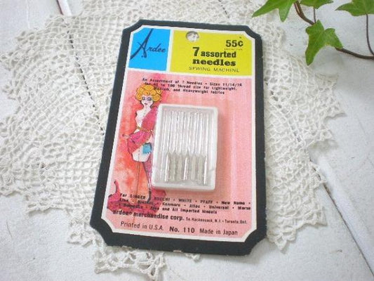 【Ardee】デッドストック・ヴィンテージ・ミシン針(7本入り)・裁縫道具・ミシン用