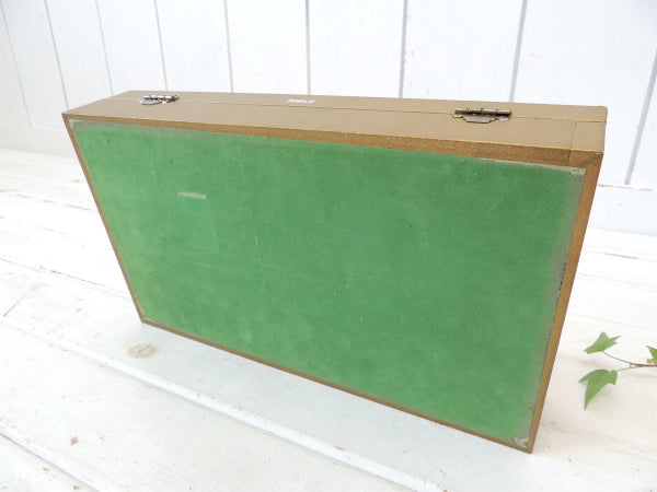 Mele ゴールド色・ヴィンテージ・ジュエリーボックス ジュエリーケース 宝石箱 USA