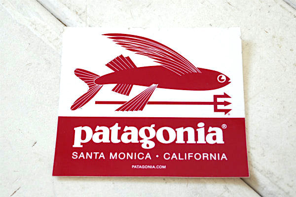 パタゴニア USA フライング・フィッシュ サンタモニカ・カリフォルニア・非売品・ステッカー