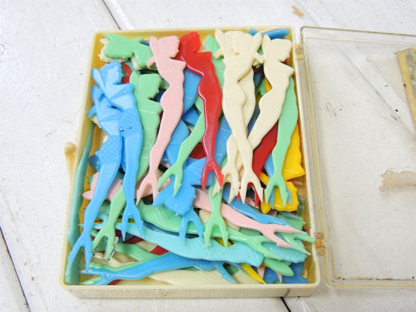 【PARTY GIRL】マーメイド型・デッドストック・ヴィンテージ・カクテルピン・カクテルフォーク