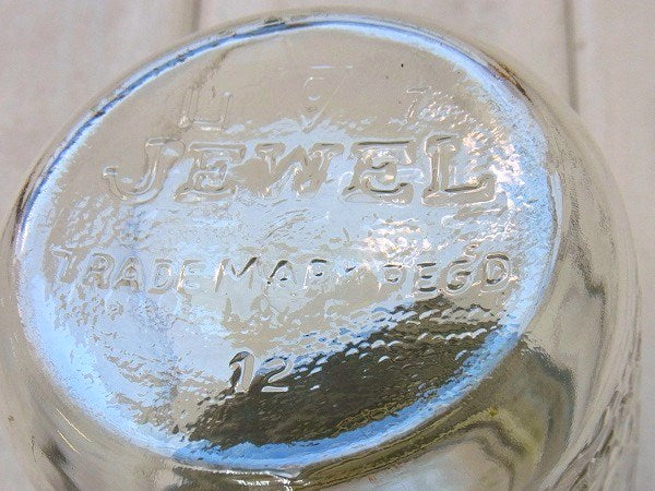 【Canadian　JEWEL】カナダ・アンティーク・ガラスジャー/瓶(クリア)