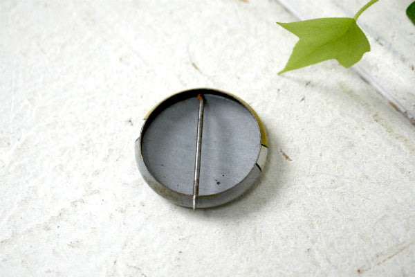 THE KTSA GOLD&SILVER BUTTON アメリカンビンテージ 缶バッジ USA