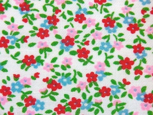 可愛い小花柄・デッドストック・ヴィンテージ・ファブリック/生地　USA