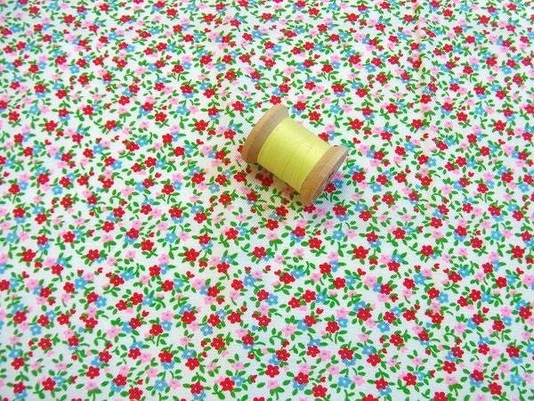 可愛い小花柄・デッドストック・ヴィンテージ・ファブリック/生地　USA